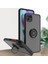 Motorola Moto G50 5g Için Yüzük Stand Mat Sert Silikon Telefon Kılıfı - Siyah/kırmızı (Yurt Dışından) 1