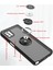 Motorola Moto G Stylus 2021 Için Yüzük Stand Mat Sert Silikon Telefon Kılıfı - Sarı (Yurt Dışından) 3