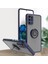 Samsung Galaxy S20 Plus Için Yüzük Stand Mat Sert Silikon Telefon Kılıfı - Mavi (Yurt Dışından) 1