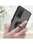Samsung Galaxy S20 Fe 5G/S20 Fe 2022 Için Yüzük Stand Mat Sert Silikon Telefon Kılıfı - Siyah (Yurt Dışından) 5
