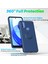Motorola Moto E20 / E30 / E40 Için Ince Silikon Yüzük Stand Telefon Kılıfı - Açık Yeşil (Yurt Dışından) 2