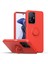 Xiaomi 11T / Xiaomi 11T Pro Için Ince Silikon Yüzük Stand Telefon Kılıfı - Kırmızı (Yurt Dışından) 1