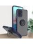 Xiaomi Redmi Note 10 Pro / Note 10PRO Max Için Yüzük Stand Mat Sert Silikon Telefon Kılıfı - Mavi (Yurt Dışından) 1