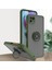 Motorola Moto G50 5g Için Yüzük Stand Mat Sert Silikon Telefon Kılıfı - Yeşil (Yurt Dışından) 1