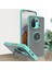 Xiaomi Mi 11 Pro Için Yüzük Stand Mat Sert Silikon Telefon Kılıfı - Açık Mavi (Yurt Dışından) 1