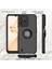 Realme C31 Için Yüzük Stand Mat Sert Silikon Telefon Kılıfı - Siyah (Yurt Dışından) 2