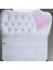 Başlık Kalpli Eko 90 cm Baby Face Beyaz Pembe Renk Kapitone El Yapım 3