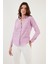 Pamuklu Çift Cepli Slim Fit Katlanabilir Kollu Ince Gömlek Bayan Gömlek 514257517 5