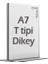 A7 T-Tipi Dikey Şeffaf Mika Föylük Menü Broşürlük Etiketlik 1
