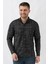 Lyon G3005 Likralı Slim Fit Örme Gömlek Haki 1