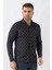 Marsilya G3003 Slim Fit Likralı Örme Gömlek Siyah 3