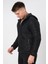 Eisenstadt Slim Fit Kapüşonlu Mont Siyah 2