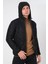 Eisenstadt Slim Fit Kapüşonlu Mont Siyah 5