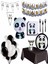 Panda Doğum Günü Seti 8 Kişilik 1