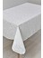 Hazır Dantel Görünümlü Silinebilir Pvc Muşamba Masa Örtüsü Güpür 1