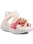 Ayakmod Şng 8010-P Beyaz-Fuşya-Pembe Kız Çocuk Sandalet 3