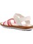 Arz 1100-F Beyaz-Fuşya-Pembe Kız Çocuk Sandalet 4