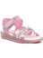 Arz 1000-P Pembe Simli Kız Çocuk Sandalet 3