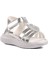 Şng 8020-P Gümüş Kız Çocuk Sandalet 3