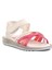 Arz 9000-P Beyaz-Fuşya-Pembe Kız Çocuk Sandalet 3