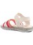 Arz 9000-P Beyaz-Fuşya-Pembe Kız Çocuk Sandalet 4