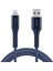 C65 Mfı Lightning To Usb-A 12W Örgülü Hızlı Şarj ve Data Kablosu 3m Navy 1