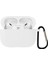 Airpods Pro 2.nesil Liquid Silicone Lansman Beyaz 1
