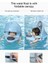 Mambobaby Yeni Çocuklar Için Emniyet Kilitli Gölgelikli Yüzme Simidi Swimsafe Kolluk Simit 8-36 Ay 5