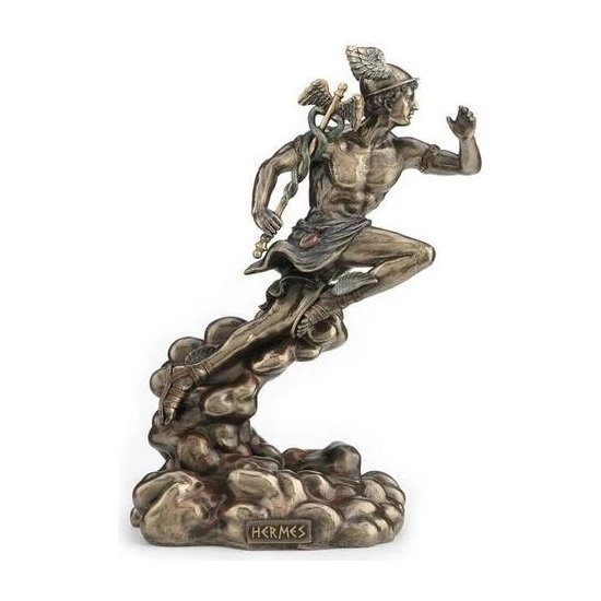 Veronese Collection Mitolojik Hermes Figürü 22CM