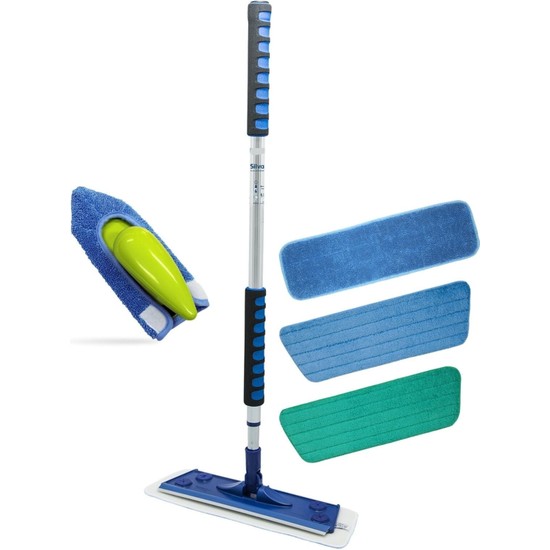 Silva Mop Clean Star Dan Mikrofiber 3 Lü Mop Set ve El Mopu Fiyatı