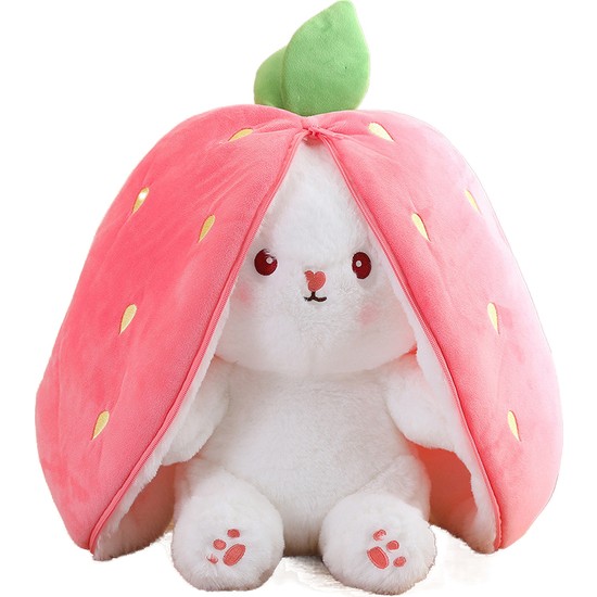 Oloey 35CM Sevimli Dönüşüm Meyve Tavşan Peluş Oyuncak (Yurt Dışından)