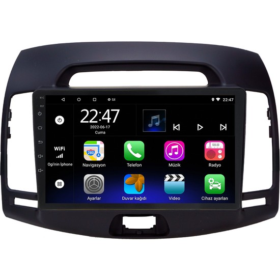 Hyundai Elantra Android 12 Kablosuz Carplay Navigasyon Fiyatı