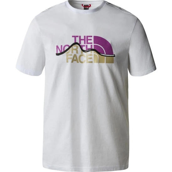 The North Face M S/s Mountaın Line Tee Erkek T-Shirt NF0A7X1NVV11