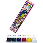 Südor Cam Boyası 6 Renk 15 ml 1 Paket Cam Vitray Boyası Vitray Boya Seti 6 Lı