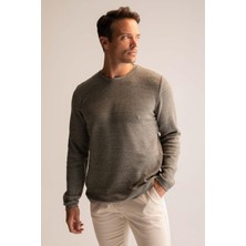 DeFacto Regular Fit Bisiklet Yaka Triko Kazak Y0605AZ22AU