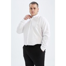 DeFacto Modern Fit Dokulu Uzun Kollu Gömlek R4352AZ22AU