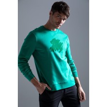 DeFacto Modern Fit Bisiklet Yaka Premium Sweatshirt Y4434AZ22AU
