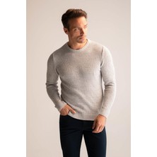 DeFacto Regular Fit Bisiklet Yaka Triko Kazak R1175AZ22WN