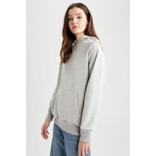 DeFacto Bisiklet Yaka Basic Sweatshirt Z9356AZ22AU