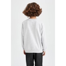 DeFacto Erkek Çocuk Bisiklet Yaka Kalın Sweatshirt Z4750A623SP