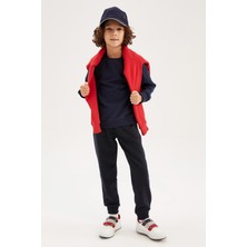 DeFacto Erkek Çocuk Bisiklet Yaka Kalın Sweatshirt Z4750A623SP