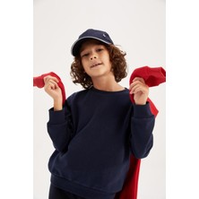 DeFacto Erkek Çocuk Bisiklet Yaka Kalın Sweatshirt Z4750A623SP