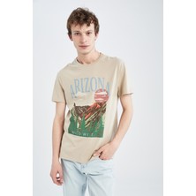 DeFacto Regular Fit Bisiklet Yaka Pamuklu Penye Tişört X6252AZ22SM