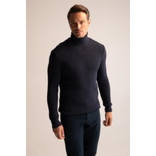 DeFacto Regular Fit Balıkçı Yaka Boğazlı Triko Kazak X7880AZ22AU