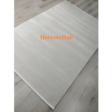 Eko Halı Lagos Xw Lgs 19 Cream Xw Hav Toz Vermez Eskitme Desenli Modern Makine Halısı