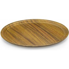 Triaform Kraf Kaydırmaz Tepsi Yuvarlak 43 cm
