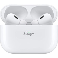 Atongm Air 10 Pro Anc Aktif Gürültü Azaltma Kablosuz Bluetooth Kulaklık, Kablosuz Şarj ile Uyumlu Ios/android
