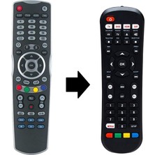 Tayfun Atlanta  Diamond Hd Box Uydu Alıcısı Kumandas
