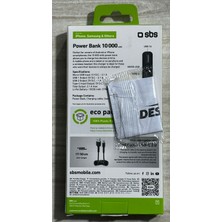 Sbs Powerbank 10.000 Mah 2 USB 2.1 A Taşınabilir Şarj Cihazı