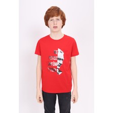 Toontoy Unisex Çocuk Atatürk Baskılı Tişört